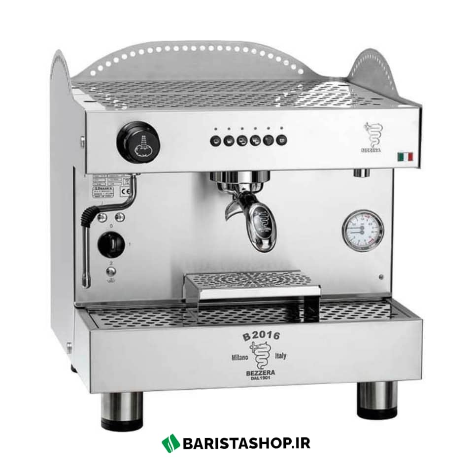 <div>دستگاه اسپرسو بیزرا B2016 تک گروپ</div> <div class='secondary_title text-secondary my-2'>B2016 BEZZERA ESPRESSO MACHINE</div>