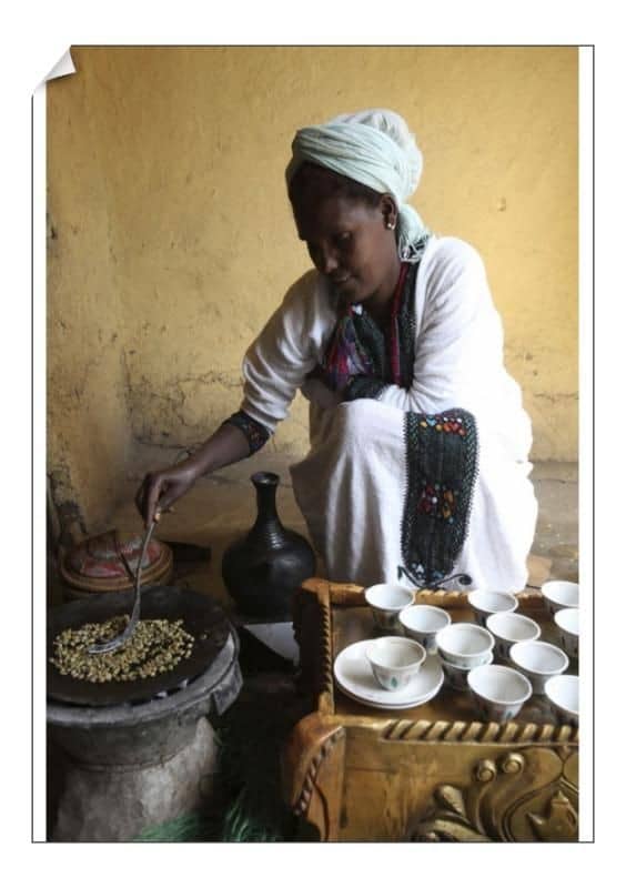 از رست تا سرو قهوه به روش اتیوپیایی