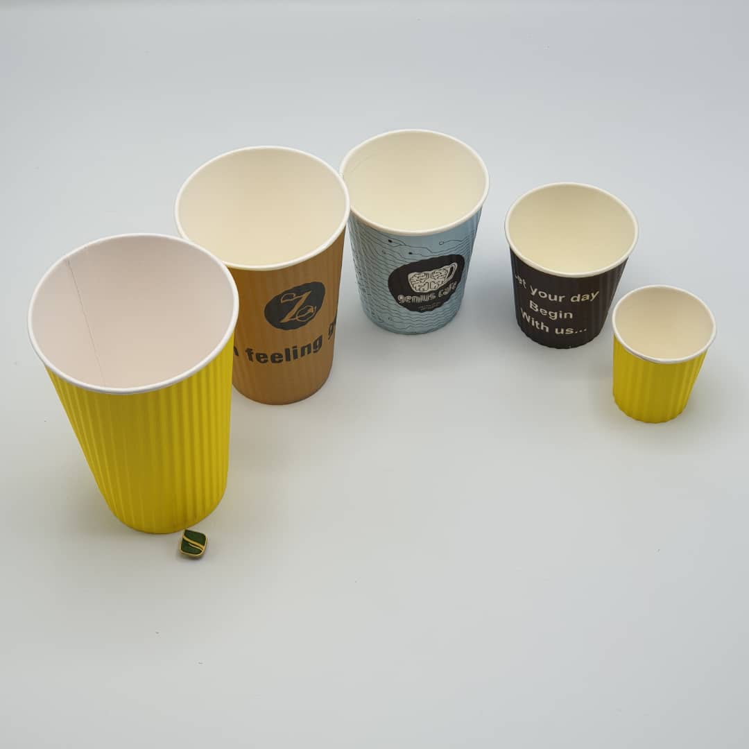 لیوان کاغذی قهوه درب دار رستاک در سایز های مختلف-7