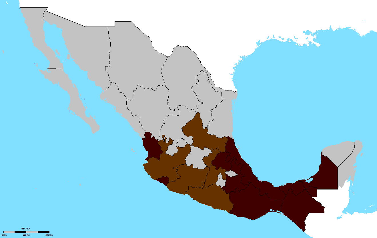 مناطق کشت قهوه در مکزیک